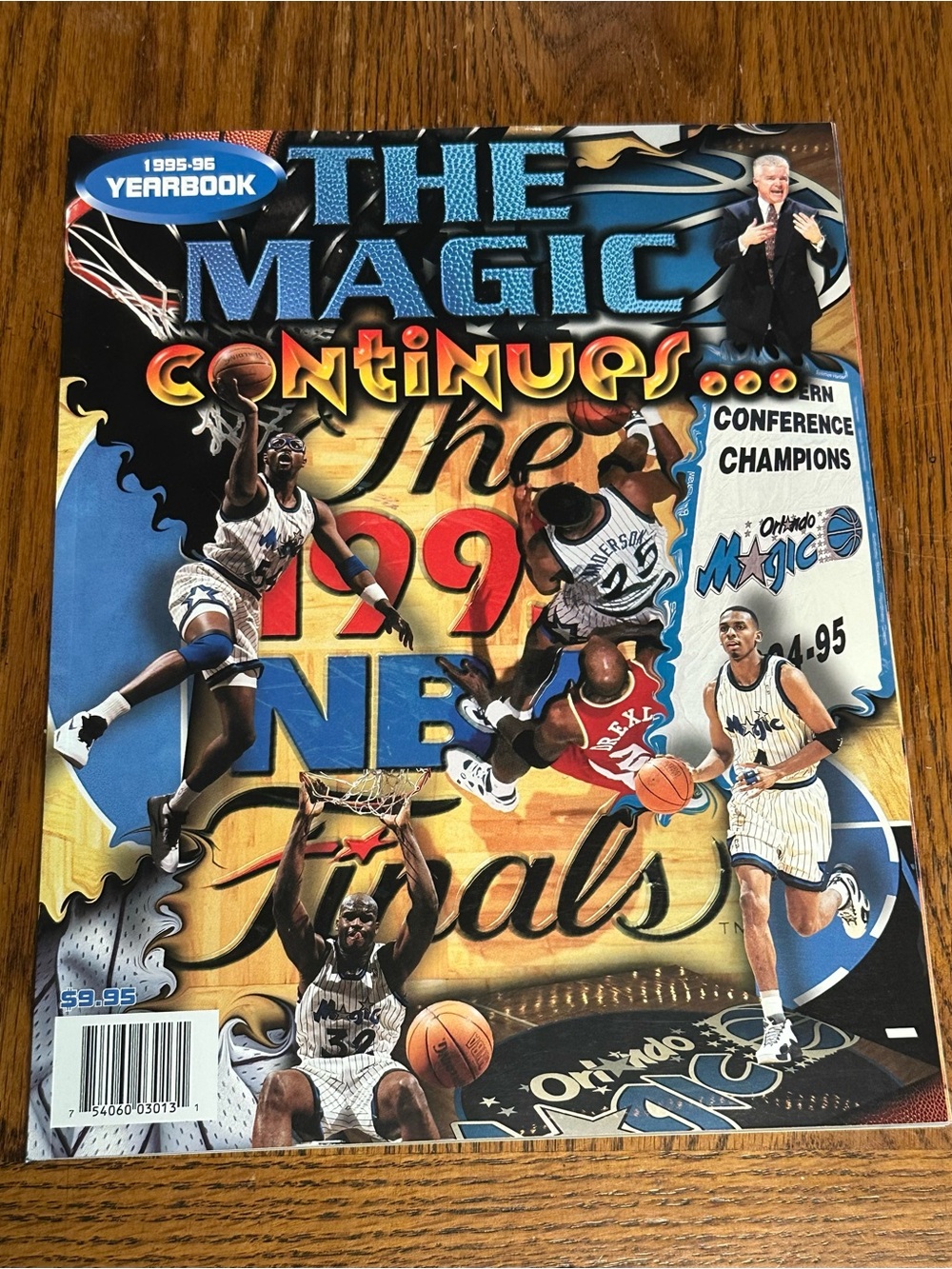 Vintage 1995-96 Orlando Magic Team Yearbook
